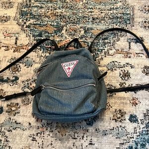 guess jean backpack.